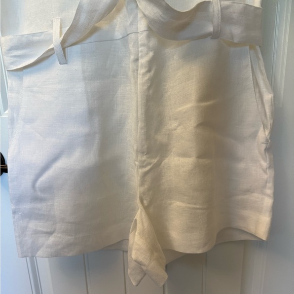 Rivet Utility NWOT Influencer White Belted Jumpsuit - Picture 7 of 12